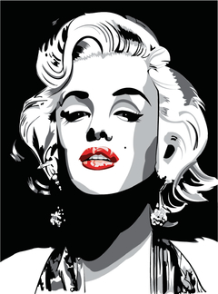 Placa decorativa Marilyn