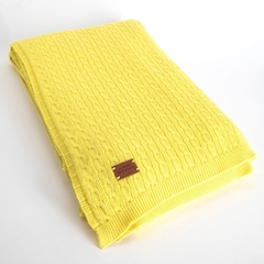 Ruana hilo color amarillo
