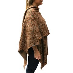 Ruana de lana animal print - Somos Hygge