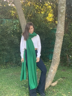 Bufandón verde esmeralda - comprar online
