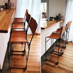 Banqueta Alta Cuero Felix - comprar online