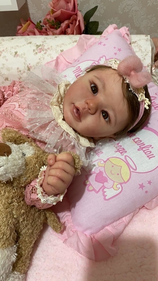 Macacao sou uma princesa , BEBE REBORN RECEM NASCIDO