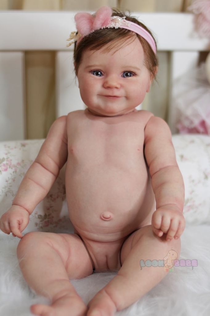 Bebê Reborn Menina Pano - Mila - 43cm - SOB ENCOMENDA