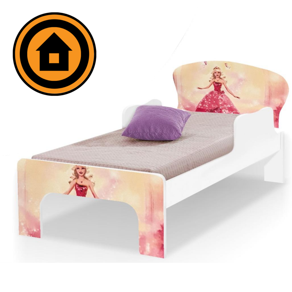 Mini Cama Infantil - Barbie