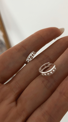 AROS NEW LOVE PLATA 925 - comprar online