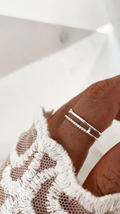 ANILLO TOUCH PLATA 925 - comprar online