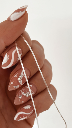 CADENA PLANA BRILLO PLATA 925