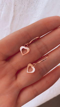 AROS MOLDEN ORO ROSE PLATA 925 - D'Amico Joyas