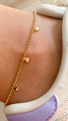 TOBILLERA AMANECER ORO 18 K BP - D'Amico Joyas