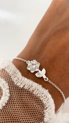 PULSERA FLORINDA PLATA 925 - comprar online