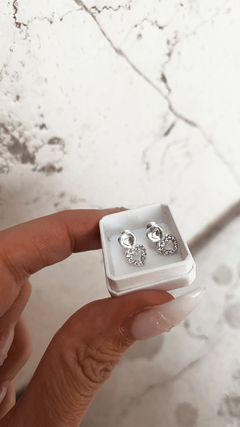 ABRIDORES CUORE LISO Y BRILLITOS BLANCOS