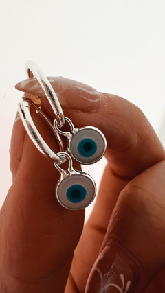 AROS OJITO TURCO PLATA 925
