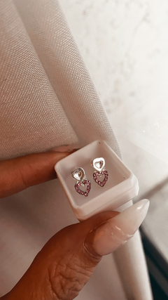 ABRIDORES CUORE LISO Y BRILLITOS ROSA