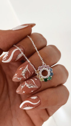 CONJUNTO ARCOIRIS PLATA 925