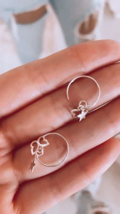 Imagen de AROS MANDRA PLATA 925