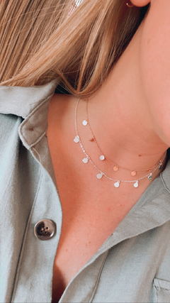 CHOKER DAHLIA PLATA 925 - comprar online