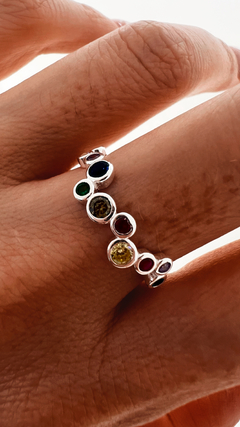 ANILLO HUX PLATA 925