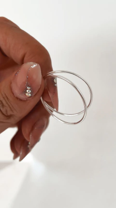 AROS LORETO PLATA925 - comprar online