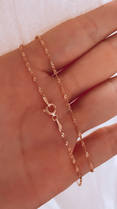 CADENA ROSSY PLATA 925 ORO ROSE en internet
