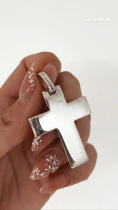 DIJE CRUZ BOMBÉ Nº4 PLATA 925