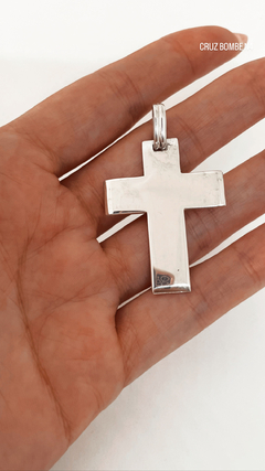 DIJE CRUZ BOMBÉ Nº4 PLATA 925 - comprar online