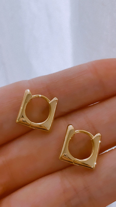 AROS LONDON GOLD PLATA 925