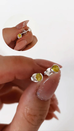AROS PASANTE PLATEADO AMARILLO BP