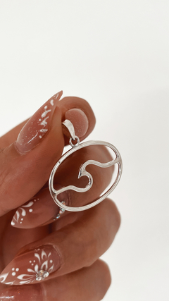 DIJE RIPPLE PLATA 925