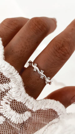 ANILLO OCEANO PLATA 925 - comprar online