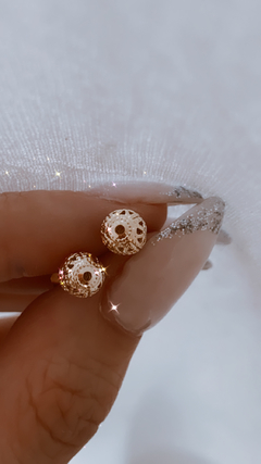 AROS PERLA CALADA ORO 18 K BP
