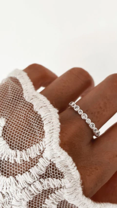 ANILLO TITANIO PLATA 925 - comprar online