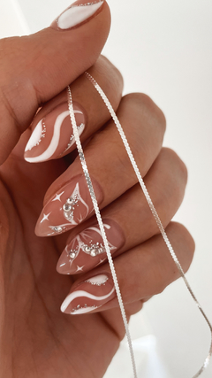 CADENA PLANA BRILLO PLATA 925 - comprar online