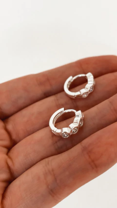 AROS ELICIA PLATA 925 - comprar online