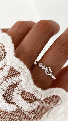 ANILLO FUGAZ PLATA 925