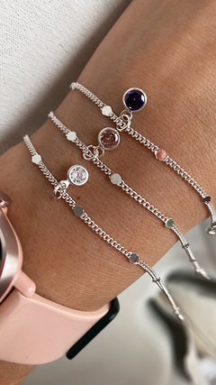 PULSERA AGOS BAÑO DE PLATA PREMIUM en internet