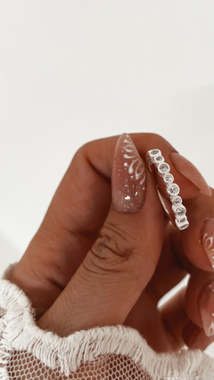 ANILLO TITANIO PLATA 925