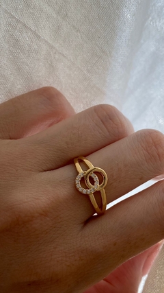ANILLO GIOVAN ORO 18 K BP - comprar online