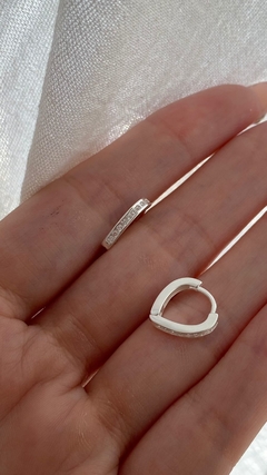 AROS IRINA PLATA 925