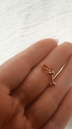 DIJE HUESITO ORO ROSE BP