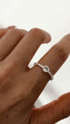 ANILLO ZAFIRINO PLATA 925