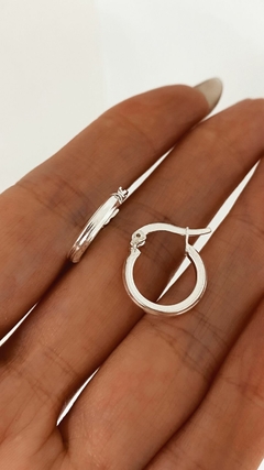 AROS CHAR PLATA 925 - comprar online
