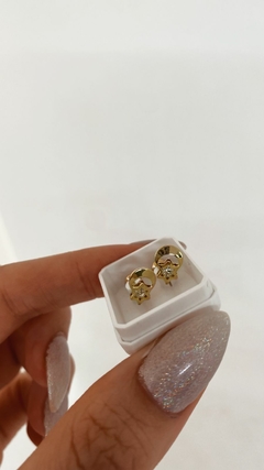 ABRIDORES LUNA Y ESTRELLA ORO 18K