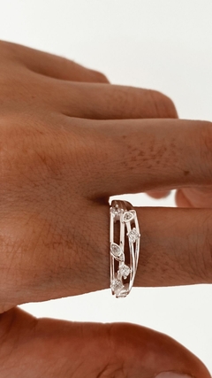 ANILLO TICIA PLATA 925 - comprar online