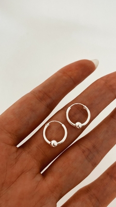 AROS LARA PLATA 925