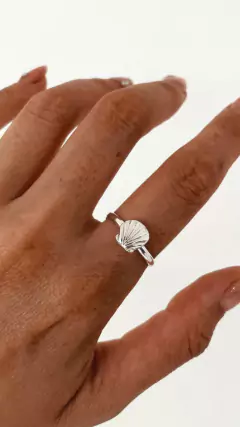 ANILLO HAZEL PLATA 925 TALLE 18