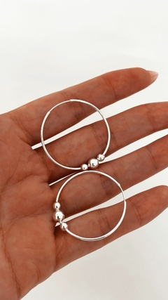 AROS BIG MELS PLATA 925 - comprar online