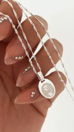 CONJUNTO VIRGEN NIÑA PLATA 925