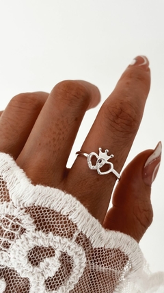 ANILLO ILUSIONADA PLATA 925