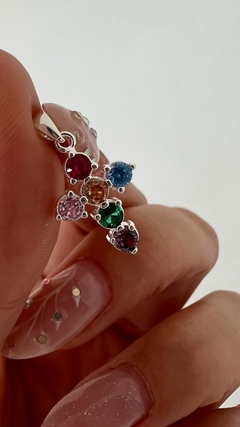DIJE CRUZ COLOR PLATA 925 - comprar online