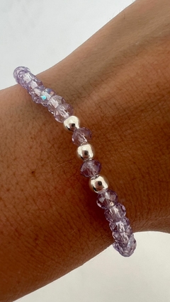 PULSERA ELÁSTICA LILA SUAVE BP